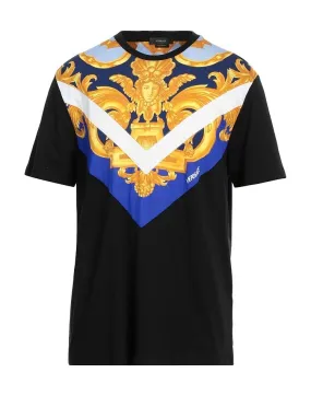 VERSACE Short Sleeves Logo Luxury T-Shirts