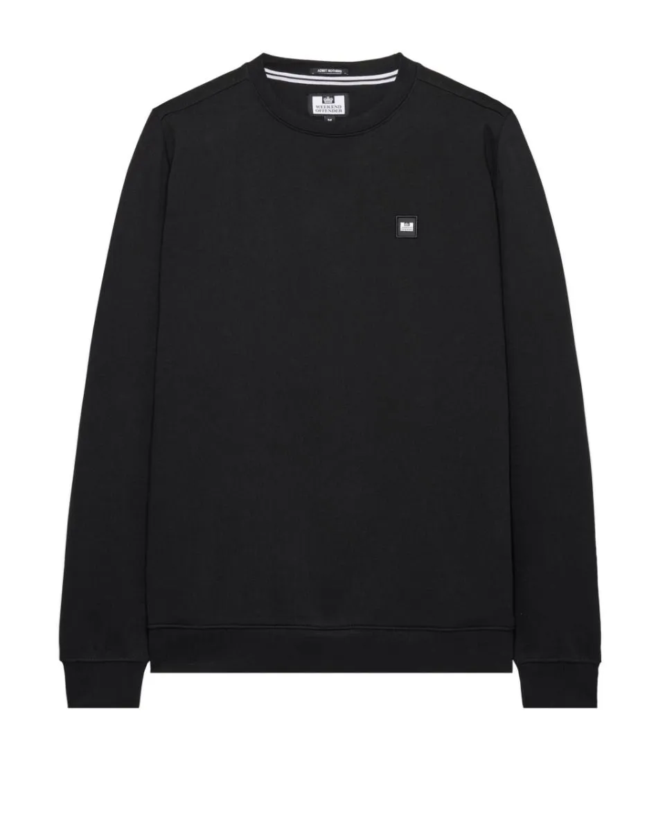 Black Weekend Offender Ferrer Badge Crew Neck Sweatshirts