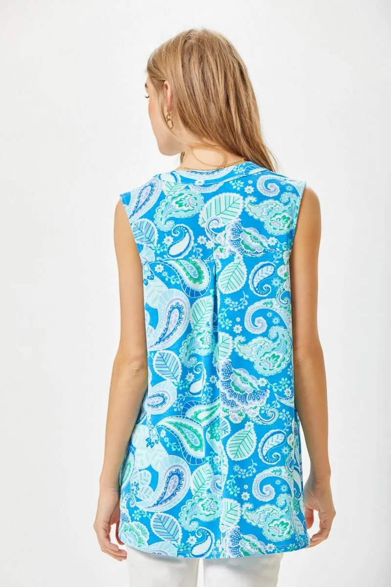 Water Paisley Tank