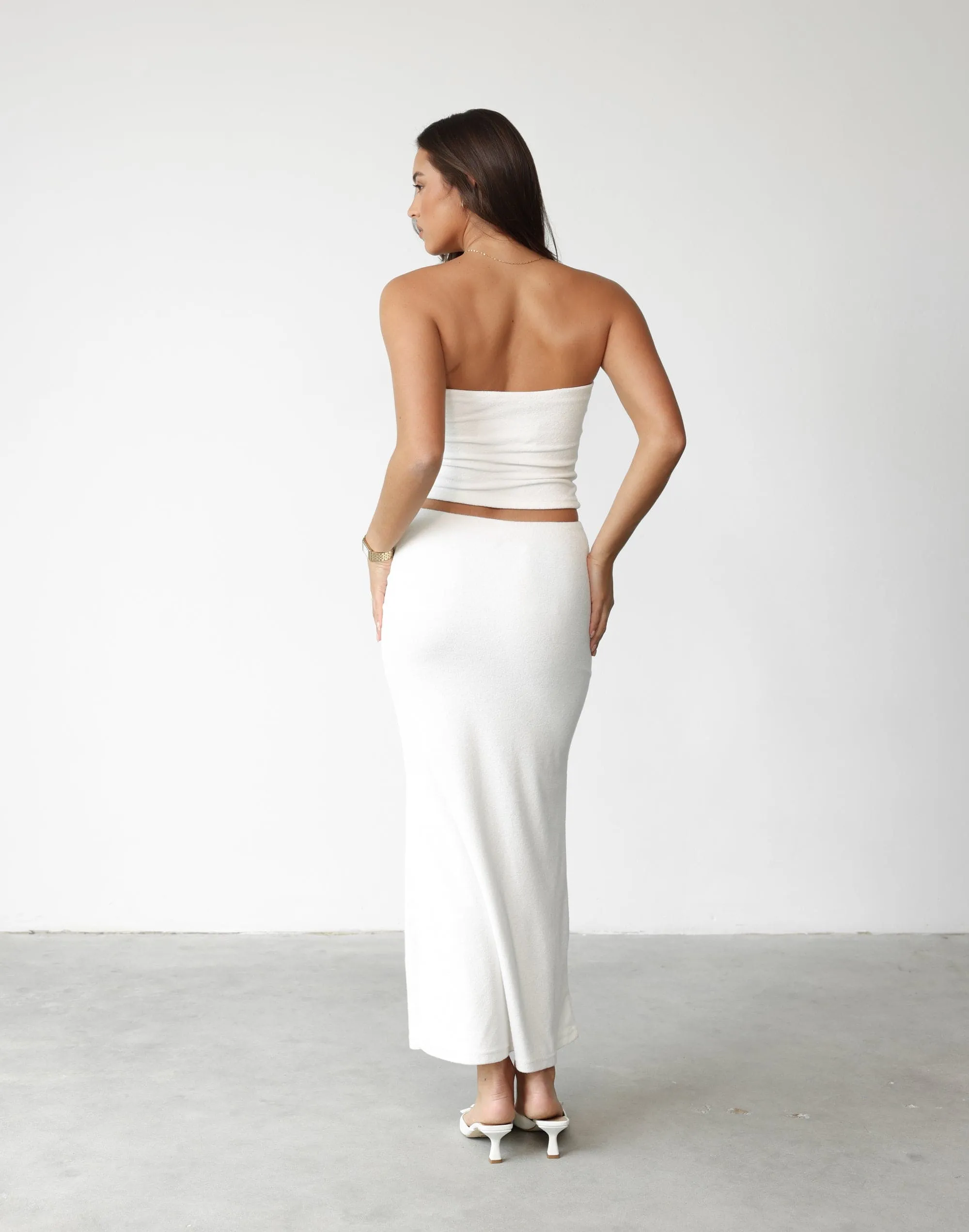 Maxi Skirt Aliyah in White