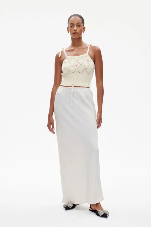 Baum Skirt SINAIA in White Sand