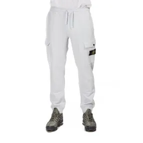 White Stone Island Fleece Pants