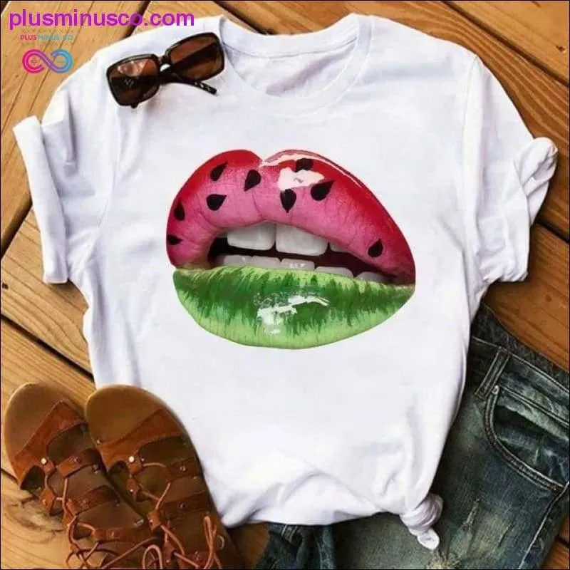 Summer Cartoon Funny Printed Black Tshirt for Girls