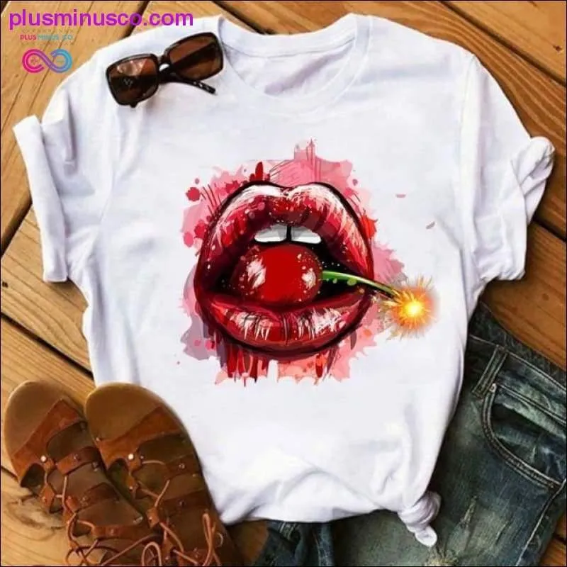 Summer Cartoon Funny Printed Black Tshirt for Girls