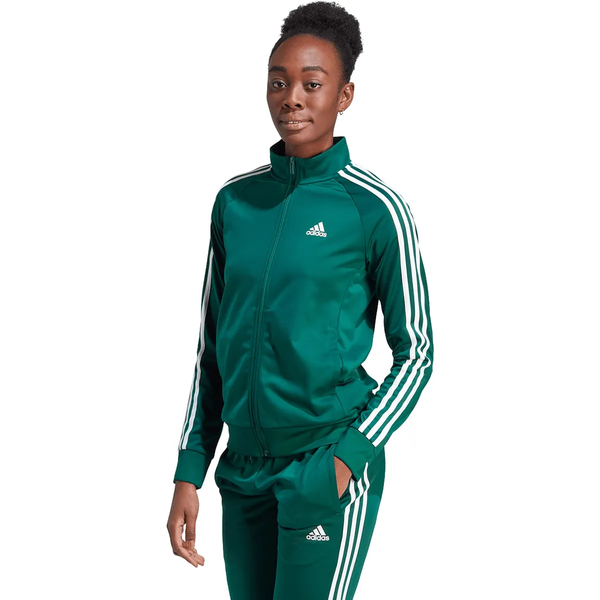 Slim Fit Track Jacket with 3-Stripes by adidas