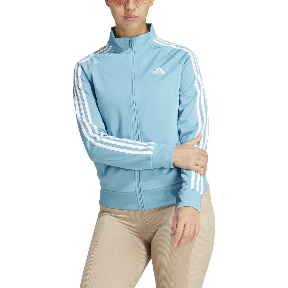 Slim Fit Track Jacket with 3-Stripes by adidas