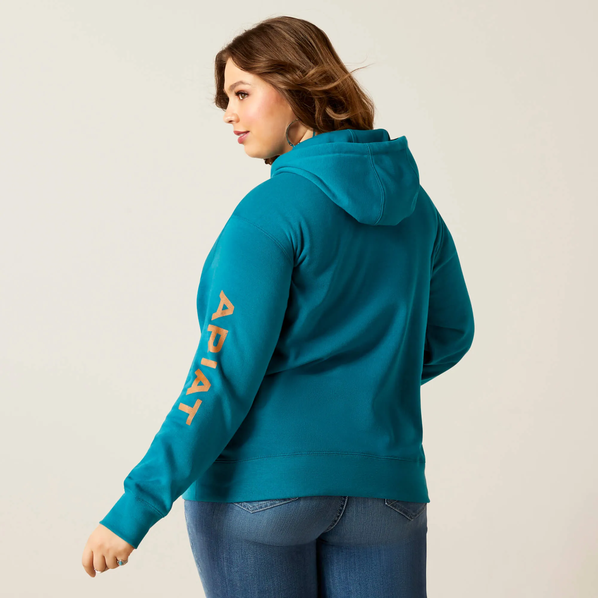 Women's Deep Lagoon Logo Hoodie