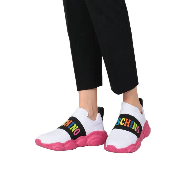 Women's Slip-On Lycra Sneakers by Moschino Teddy