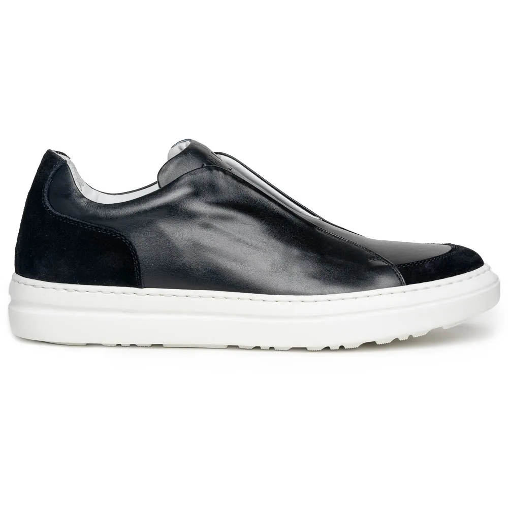 Zelli Spectacular Black Slip On Sneakers