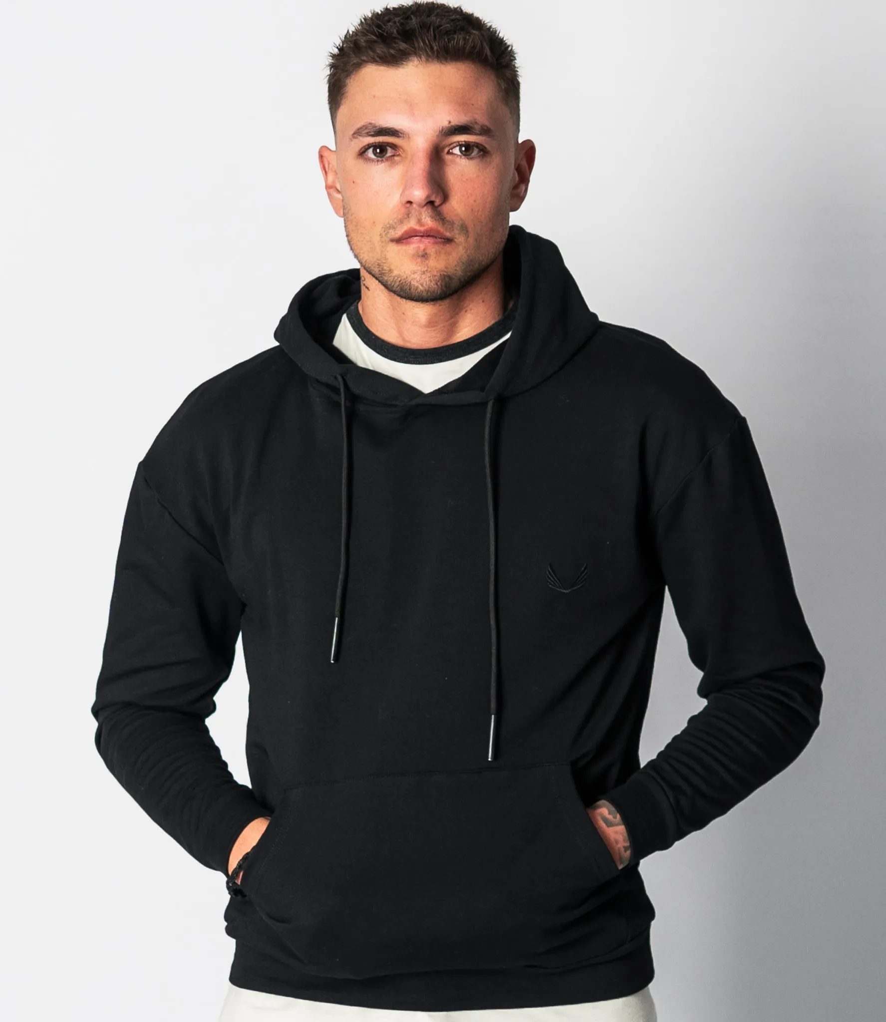 Zumo Regular Fit Black Eagle Sweatshirts